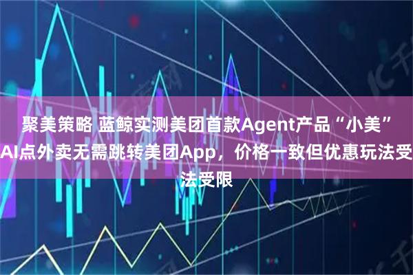 聚美策略 蓝鲸实测美团首款Agent产品“小美”：AI点外卖无需跳转美团App，价格一致但优惠玩法受限