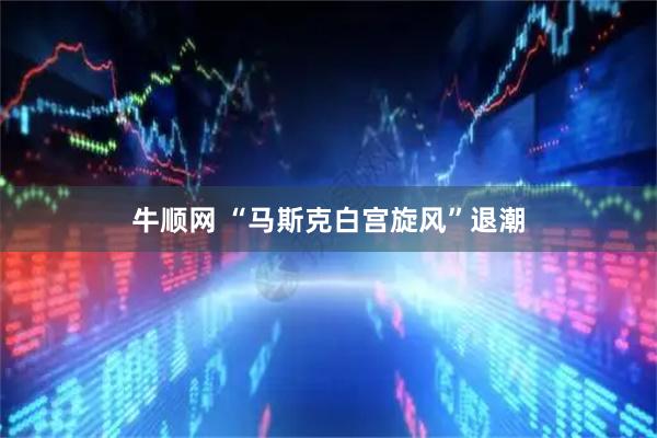 牛顺网 “马斯克白宫旋风”退潮